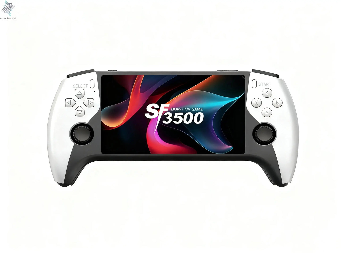 Multifunctional 5 Inch IPS HD Retro Handheld Game Console SF3500 Support Multi-System with FHD Port& Dual Core,256GB Expandable Ai-TechWorld 