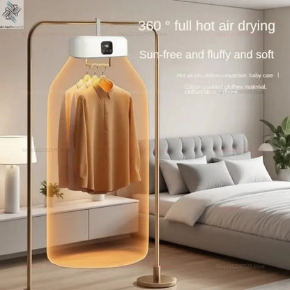 Multifunctional Dryer Portable Clothing Dryer Compact Foldable Laundry Dryer Machine with Dryer Bag and Time Setting Dryer Ai-TechWorld 