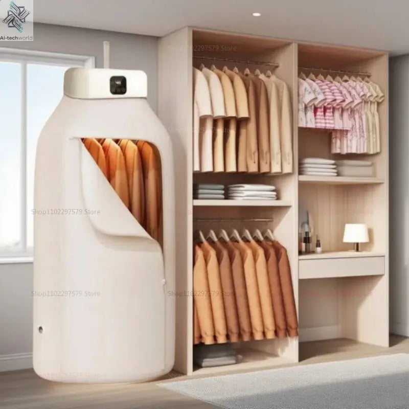 Multifunctional Dryer Portable Clothing Dryer Compact Foldable Laundry Dryer Machine with Dryer Bag and Time Setting Dryer Ai-TechWorld 