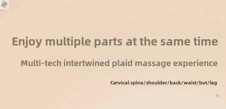 Multifunctional Lumbar Traction Massage Mattress Cushion Full Body Electric Shoulder Neck Waist Back Vibrations Removable Gift Ai-TechWorld 