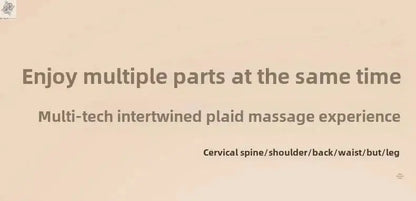 Multifunctional Lumbar Traction Massage Mattress Cushion Full Body Electric Shoulder Neck Waist Back Vibrations Removable Gift Ai-TechWorld 