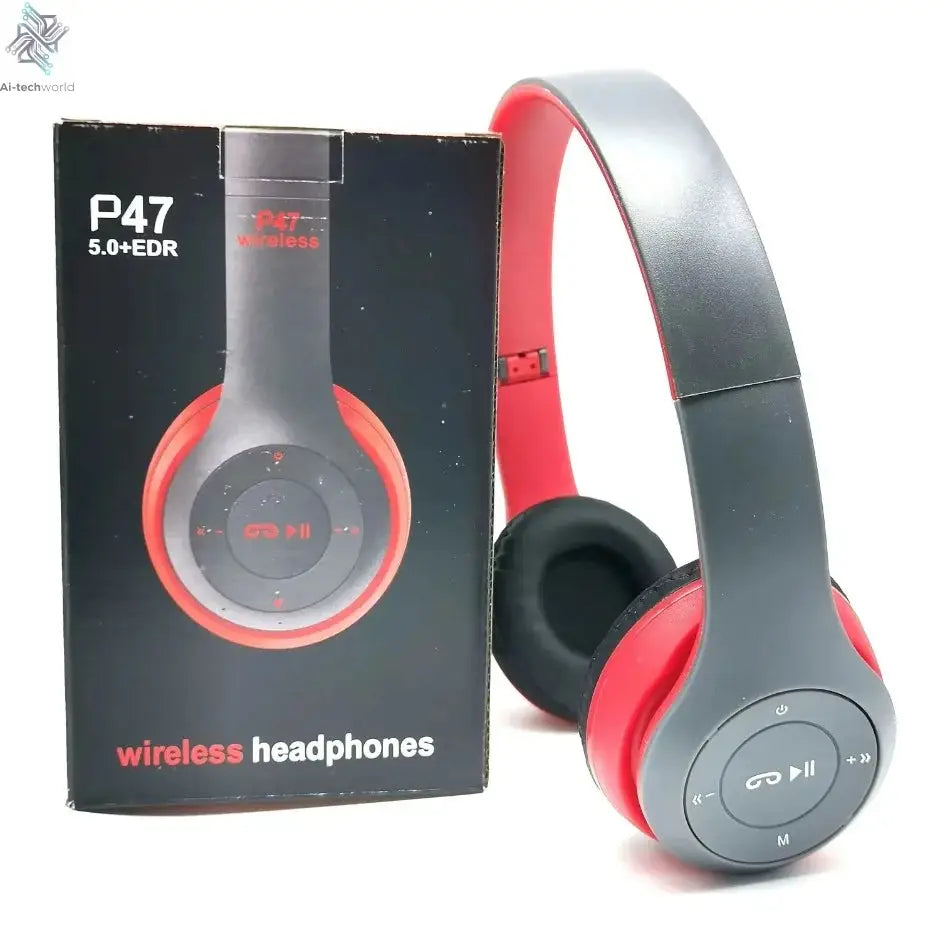 Multifunctional Portable Foldable Headmounted Wireless Bluetooth 5.0 Headset For Bluetooth connection TF Card Wired Connection Ai-TechWorld 