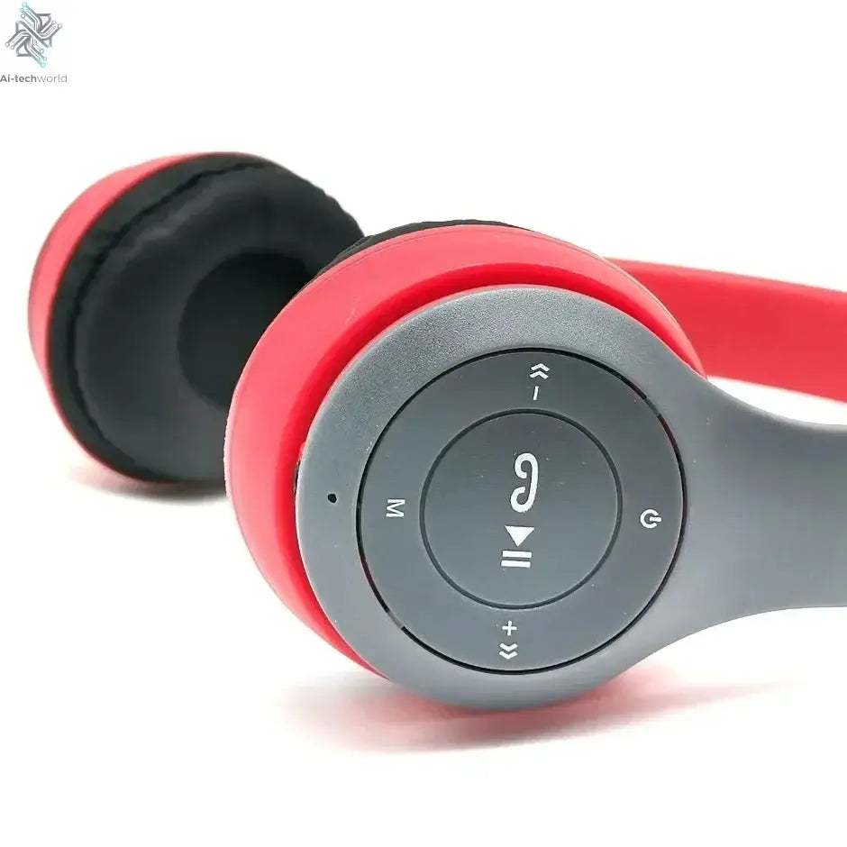 Multifunctional Portable Foldable Headmounted Wireless Bluetooth 5.0 Headset For Bluetooth connection TF Card Wired Connection Ai-TechWorld 
