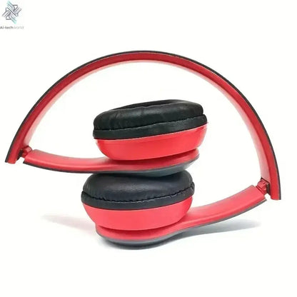 Multifunctional Portable Foldable Headmounted Wireless Bluetooth 5.0 Headset For Bluetooth connection TF Card Wired Connection Ai-TechWorld 