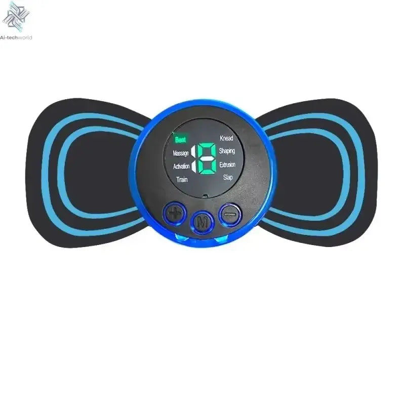 Muscle Electric Massager 2/3/4 Pcs EMS Neck Massage Machine 8 Modes 19 Levels of Strength Vibrater Instrument Treatment - Ai - TechWorld