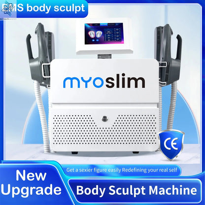 Myoslim Machines HI - EMT RF EMS Electromagnetic Muscle Stimulator Professional Sculp 6500w 5 Handle Pelvic - Ai - TechWorld