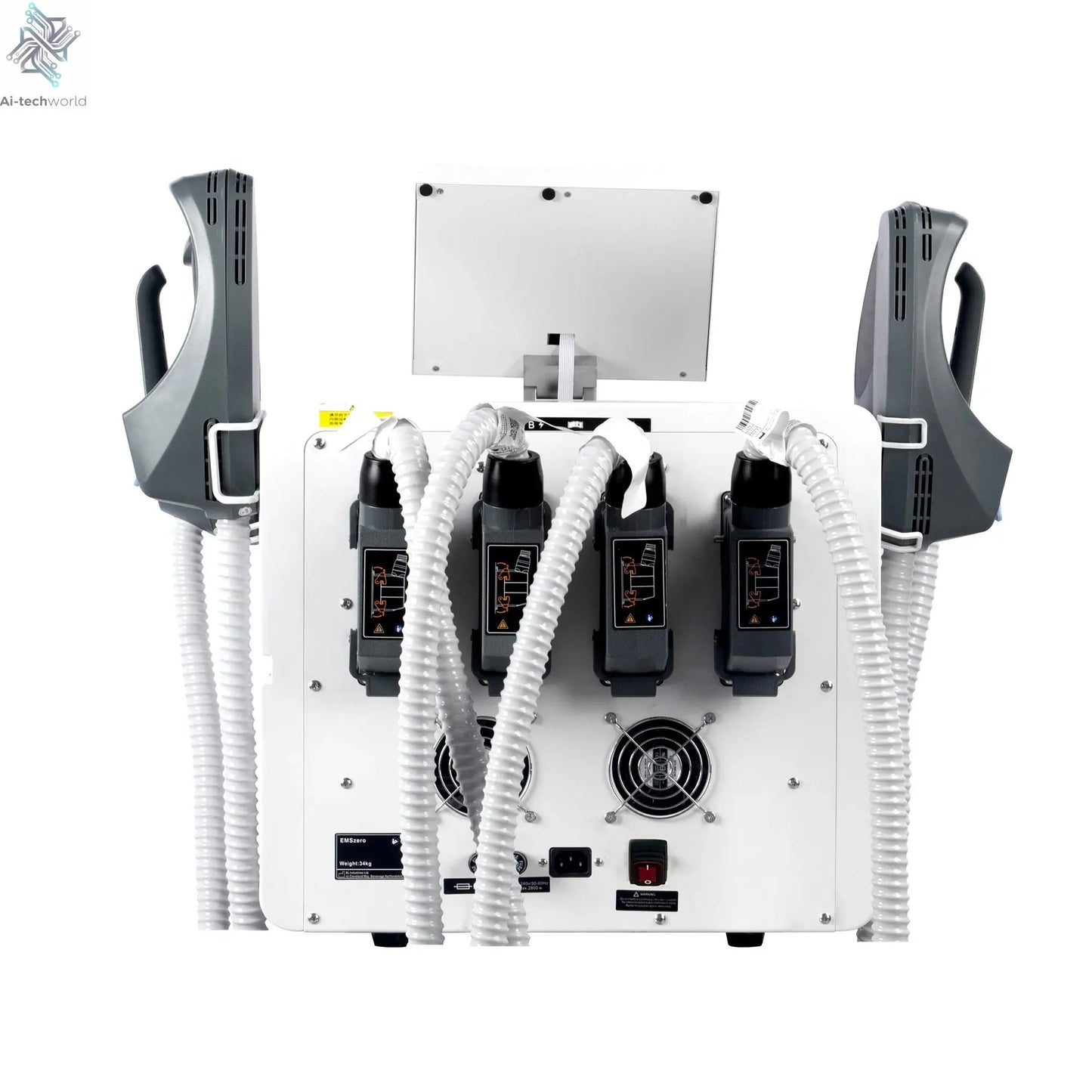 Myoslim Machines HI - EMT RF EMS Electromagnetic Muscle Stimulator Professional Sculp 6500w 5 Handle Pelvic - Ai - TechWorld