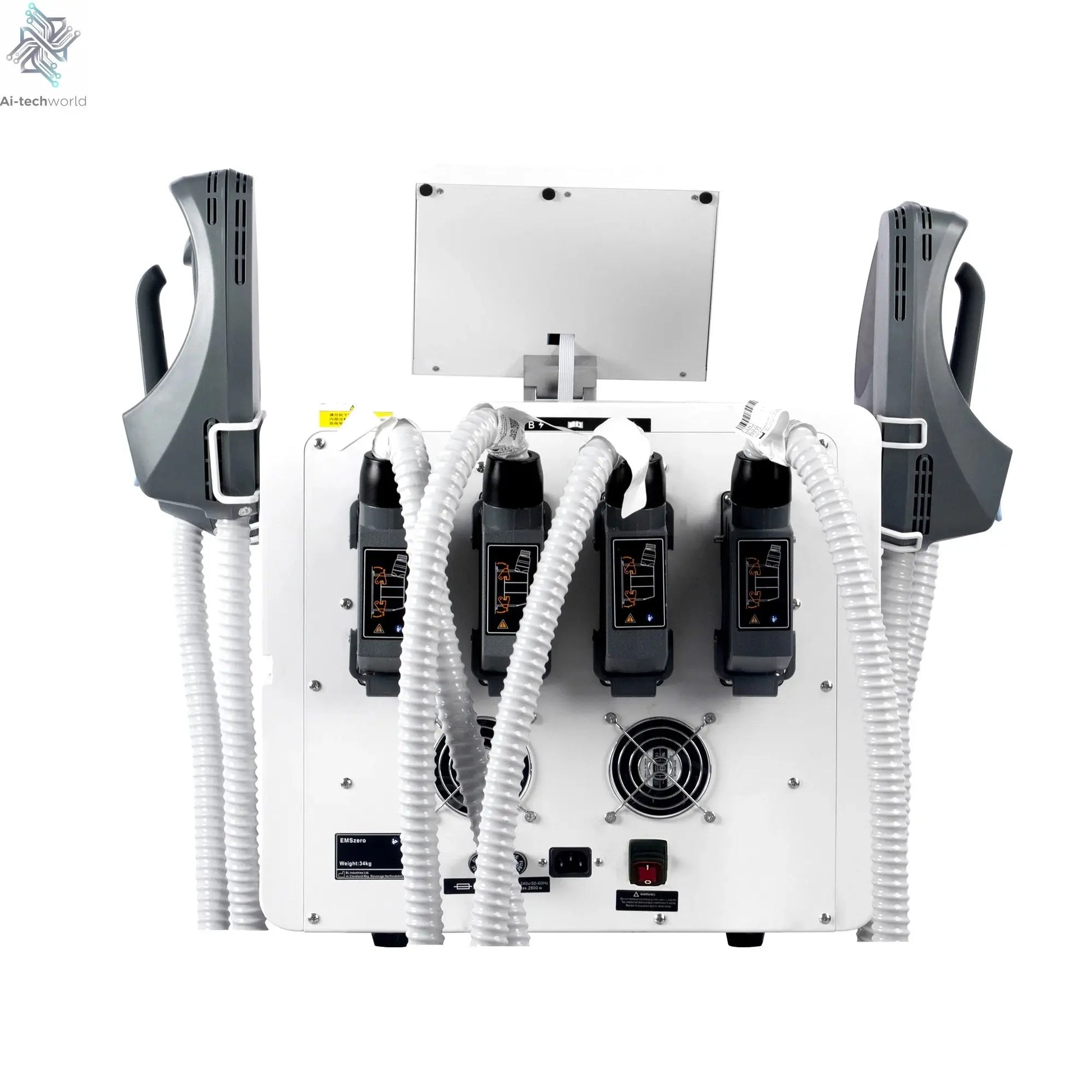 Myoslim Machines HI - EMT RF EMS Electromagnetic Muscle Stimulator Professional Sculp 6500w 5 Handle Pelvic - Ai - TechWorld