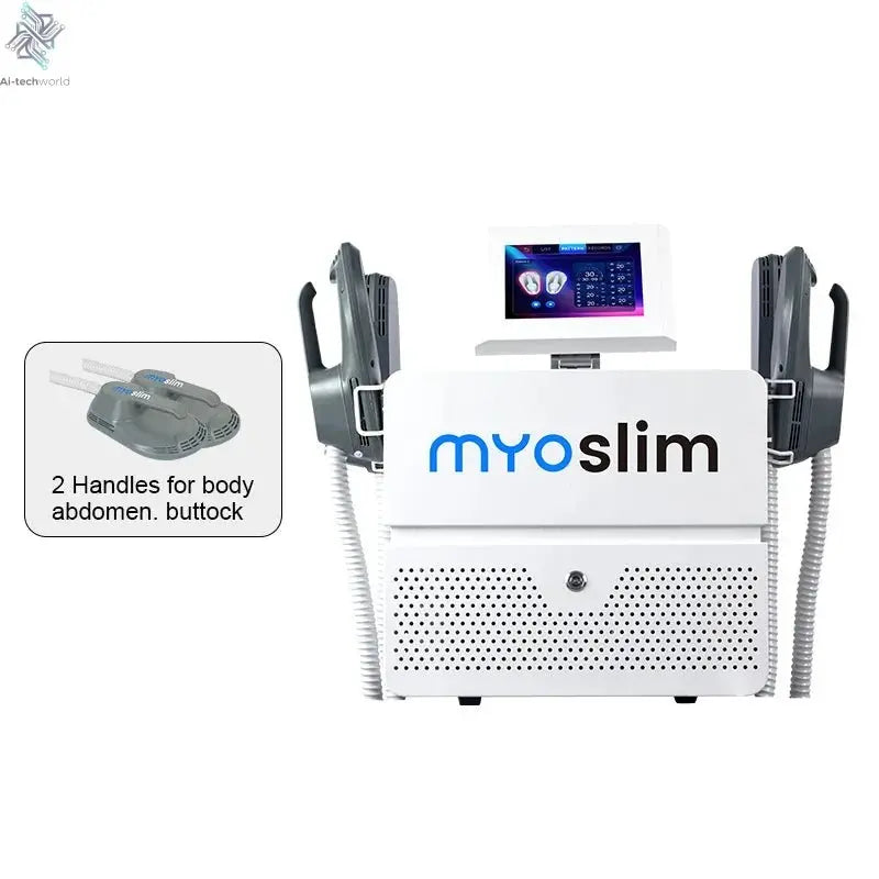 Myoslim Machines HI - EMT RF EMS Electromagnetic Muscle Stimulator Professional Sculp 6500w 5 Handle Pelvic - Ai - TechWorld