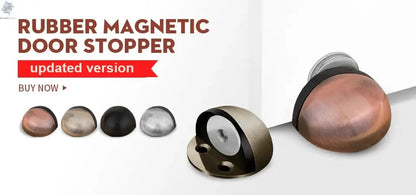 NAIERDI Zinc Alloy Mechanical Door Stop Nail Free Door Stopper Door Holders Catch Floor Stop Doorstop Furniture Door Hardware Ai-TechWorld 