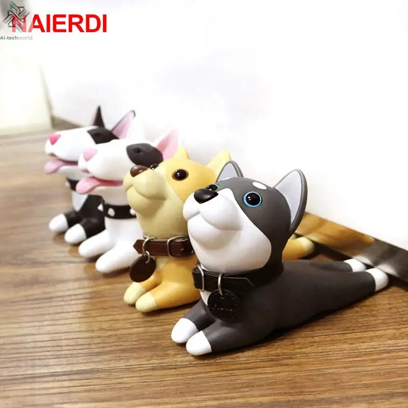 NAIERDI Zinc Alloy Mechanical Door Stop Nail Free Door Stopper Door Holders Catch Floor Stop Doorstop Furniture Door Hardware Ai-TechWorld 