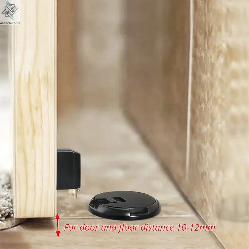 NAIERDI Zinc Alloy Mechanical Door Stop Nail Free Door Stopper Door Holders Catch Floor Stop Doorstop Furniture Door Hardware Ai-TechWorld 