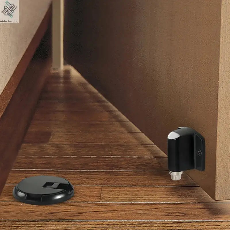 NAIERDI Zinc Alloy Mechanical Door Stop Nail Free Door Stopper Door Holders Catch Floor Stop Doorstop Furniture Door Hardware Ai-TechWorld 