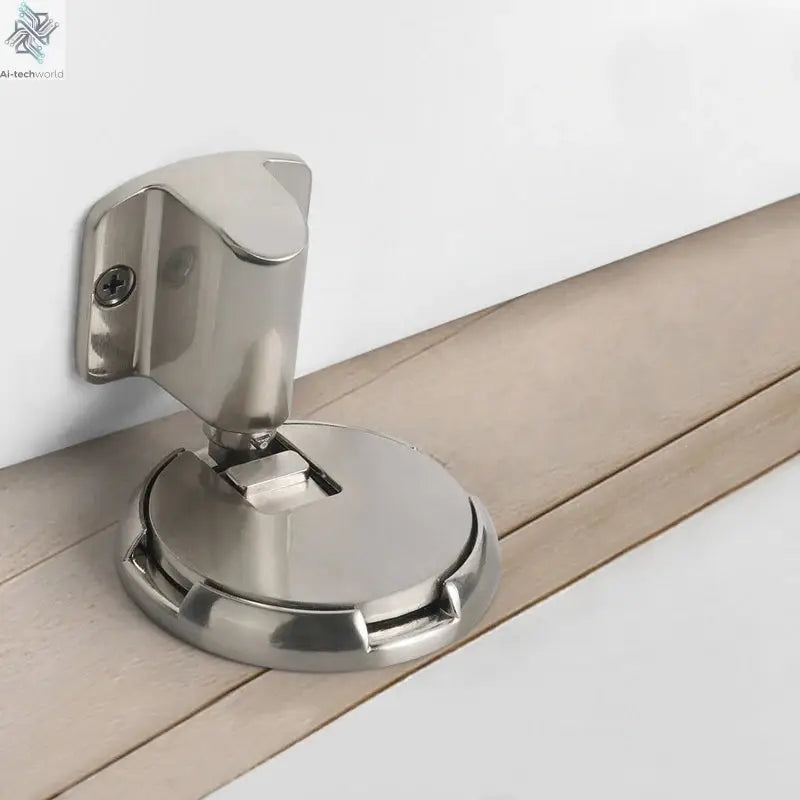 NAIERDI Zinc Alloy Mechanical Door Stop Nail Free Door Stopper Door Holders Catch Floor Stop Doorstop Furniture Door Hardware Ai-TechWorld 