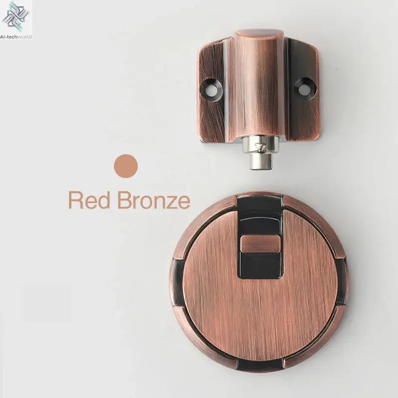 NAIERDI Zinc Alloy Mechanical Door Stop Nail Free Door Stopper Door Holders Catch Floor Stop Doorstop Furniture Door Hardware Ai-TechWorld 