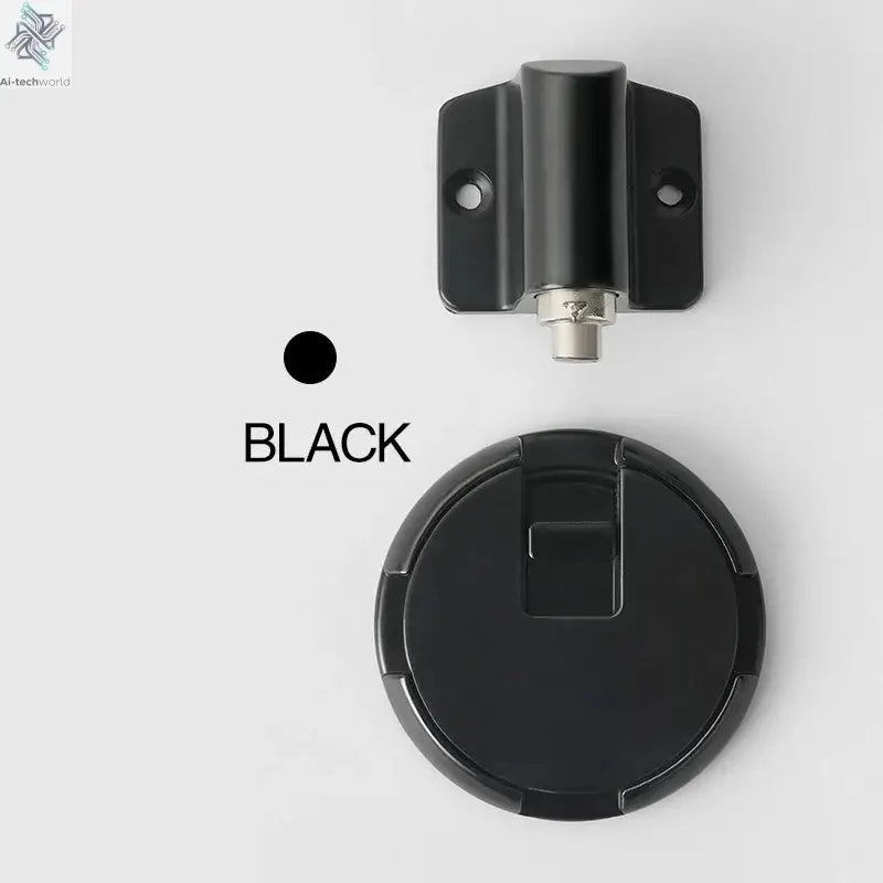 NAIERDI Zinc Alloy Mechanical Door Stop Nail Free Door Stopper Door Holders Catch Floor Stop Doorstop Furniture Door Hardware Ai-TechWorld 