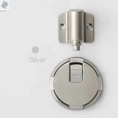 NAIERDI Zinc Alloy Mechanical Door Stop Nail Free Door Stopper Door Holders Catch Floor Stop Doorstop Furniture Door Hardware Ai-TechWorld 