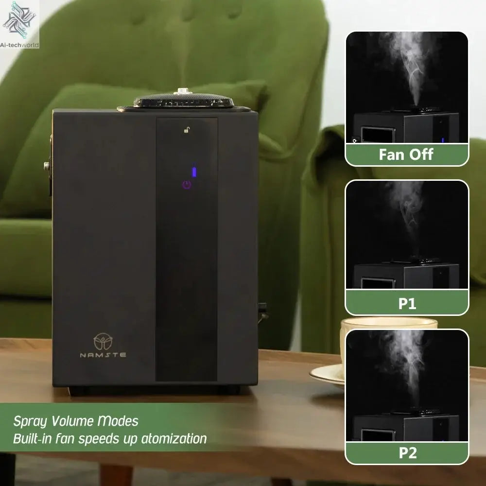 NAMSTE 4000m³ HVAC System Aroma Diffuser Smart APP Control Waterless Essential Oil Diffusers Home Air Freshener Perfume diffuser - Ai-TechWorld
