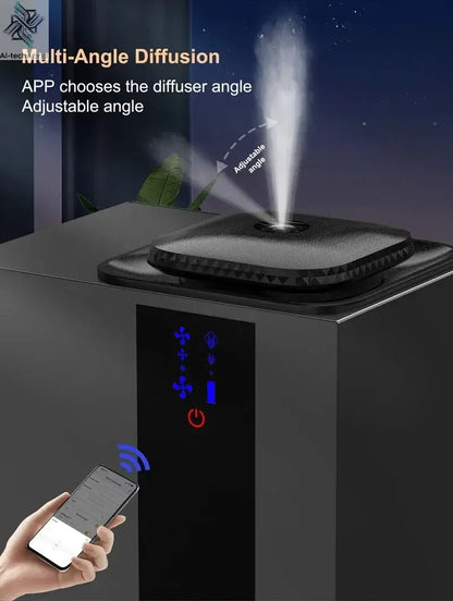 NAMSTE 4000m³ HVAC System Aroma Diffuser Smart APP Control Waterless Essential Oil Diffusers Home Air Freshener Perfume diffuser - Ai-TechWorld