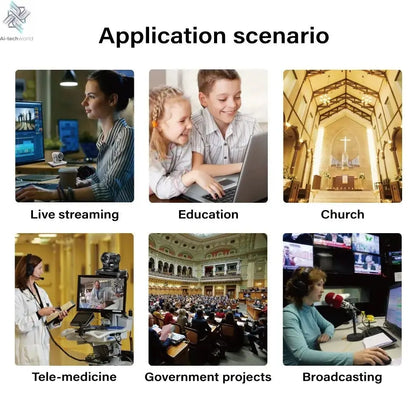 NDI PTZ Camera Joystick Controller POE 3" Preview LCD PTZ Controller Keyboard with 4D Joystick for Broadcast Church Live Streami - Ai - TechWorld