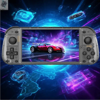NEW 5.1 Inch R50S Retro Games Console IPS Screen 4200mAh Long-lasting Battery Portable Pocket Video Player Games 128G Boy Gifts Ai-TechWorld 