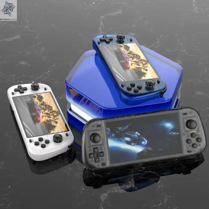 NEW 5.1 Inch R50S Retro Games Console IPS Screen 4200mAh Long-lasting Battery Portable Pocket Video Player Games 128G Boy Gifts Ai-TechWorld 