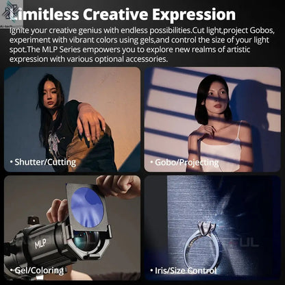 NEW GODOX MLP Spotlight Mount Set 19° / 26° / 36° Lighting Modifiers Godox Mount Lights Accessories for ML60 BI ML30 BI Ai-TechWorld 