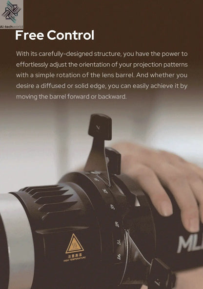 NEW GODOX MLP Spotlight Mount Set 19° / 26° / 36° Lighting Modifiers Godox Mount Lights Accessories for ML60 BI ML30 BI Ai-TechWorld 