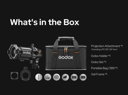 NEW GODOX MLP Spotlight Mount Set 19° / 26° / 36° Lighting Modifiers Godox Mount Lights Accessories for ML60 BI ML30 BI Ai-TechWorld 