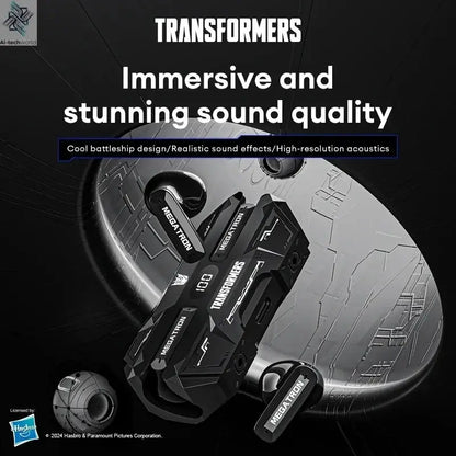 NEW TRANSFORMERS TF-T51 Bluetooth Wireless Earphones Low Latency Gaming Earbuds Long Endurance High Music Headphones Ai-TechWorld 