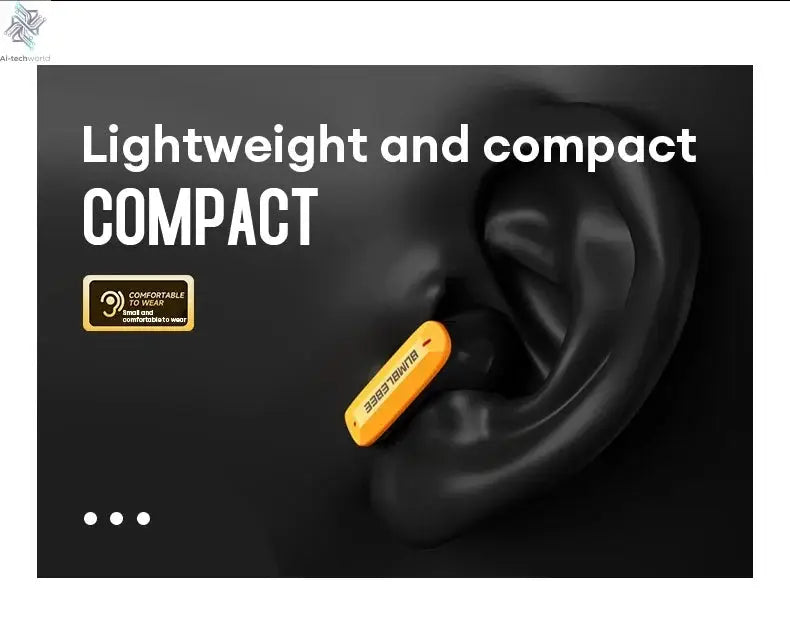 NEW TRANSFORMERS TF-T51 Bluetooth Wireless Earphones Low Latency Gaming Earbuds Long Endurance High Music Headphones Ai-TechWorld 