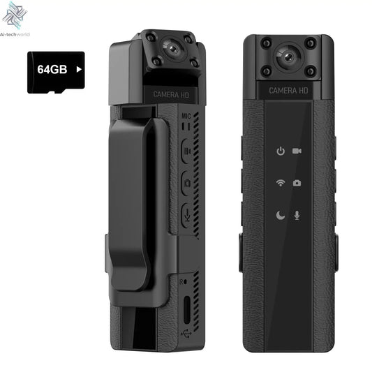 NEW WIth Wifi Hotspot Mini Camera 1080P Portable Digital Video Recorder Body Camera Night Vision DVR Miniature Camcorder Ai-TechWorld 