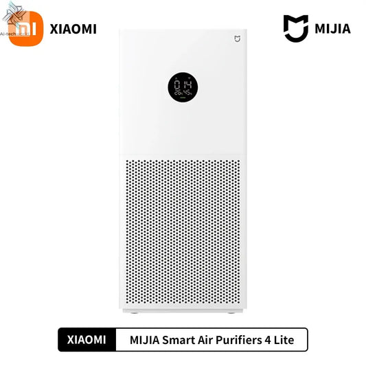 NEW XIAOMI Smart Air Purifier 4 Lite LED Display Quadruple Purification Aldehyde Removal Home Air Ionizer 35.8dB(A) Low noise - Ai-TechWorld