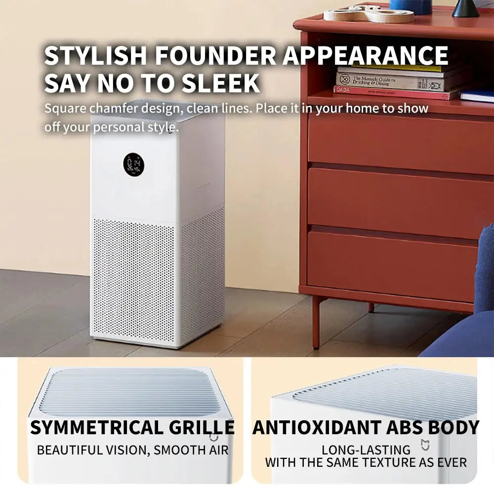 NEW XIAOMI Smart Air Purifier 4 Lite LED Display Quadruple Purification Aldehyde Removal Home Air Ionizer 35.8dB(A) Low noise - Ai-TechWorld