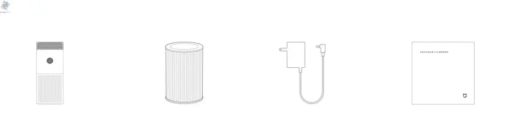 NEW XIAOMI Smart Air Purifier 4 Lite LED Display Quadruple Purification Aldehyde Removal Home Air Ionizer 35.8dB(A) Low noise - Ai-TechWorld