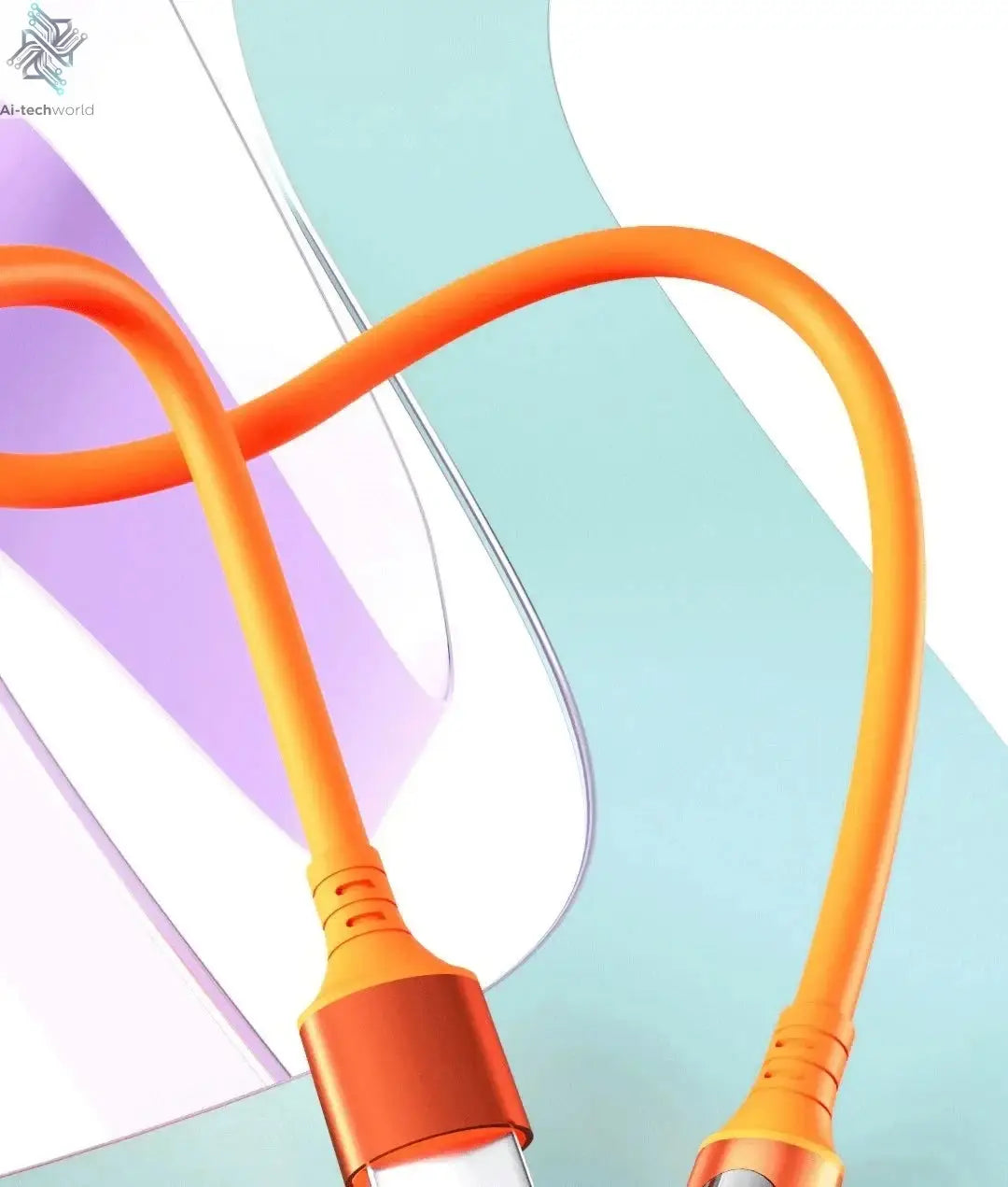 NNBILI 6A USBC To Type C Fast charging 120W USB Type C LED digital display Cable For Samsung HUAWEI Xiaomi Oppo vivo charge Cord Ai-TechWorld 