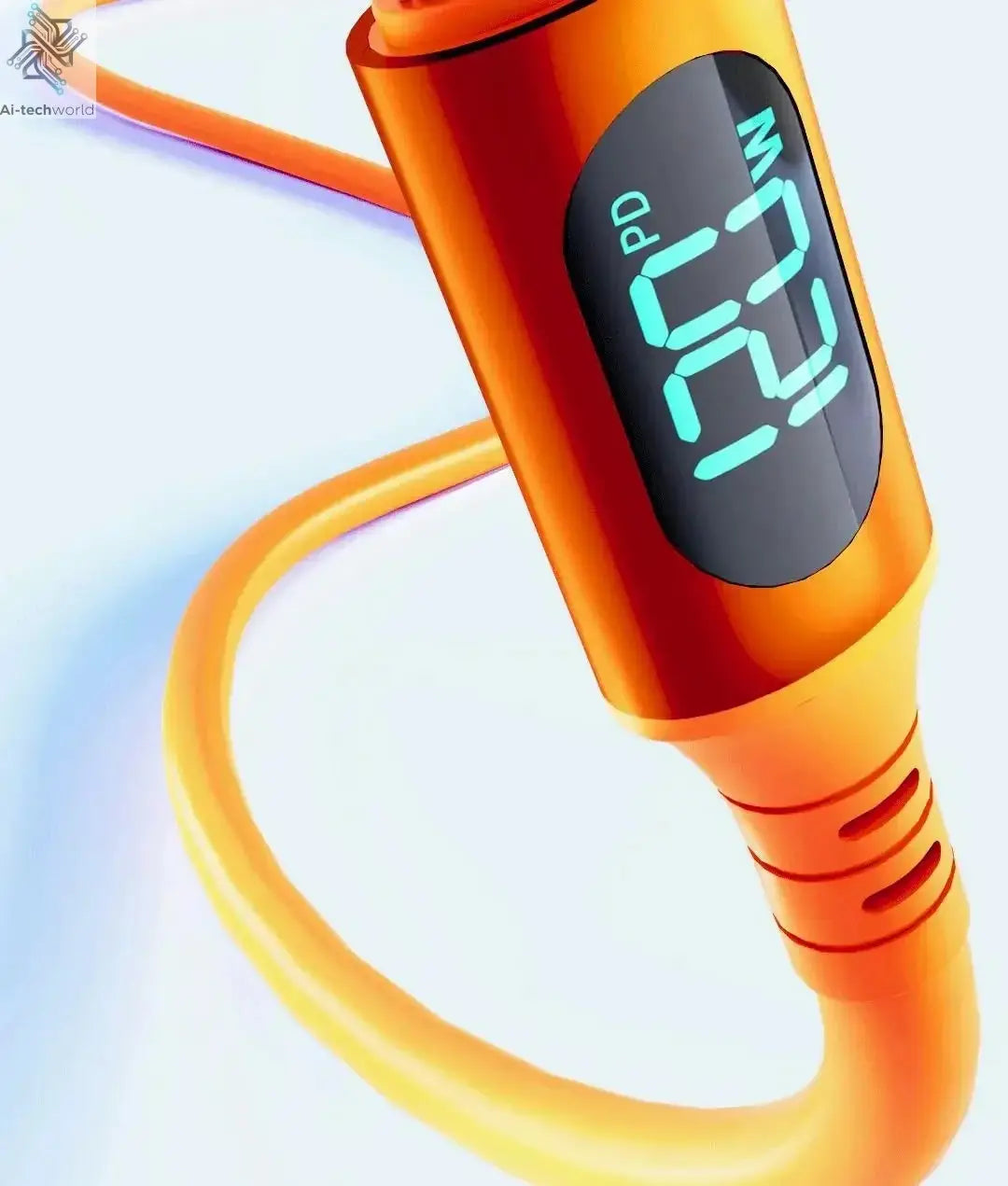 NNBILI 6A USBC To Type C Fast charging 120W USB Type C LED digital display Cable For Samsung HUAWEI Xiaomi Oppo vivo charge Cord Ai-TechWorld 