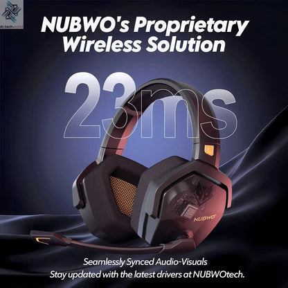 NUBWO G06 Dual Wireless Gaming Headphones 2.4GHz Bluetooth 5.3 Headsets Gamer with Microphone for PS5, PS4, PC, Mobile, Switch Ai-TechWorld 