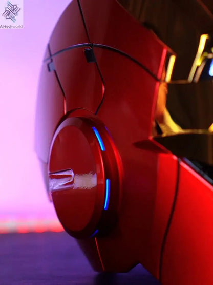 New AutoKing 1:1 Mk5 Iron Man Helmet Cosplay Voice Control Eyes with Light Model Toys for Adult Electric Wearable Christmas Gift Ai-TechWorld 