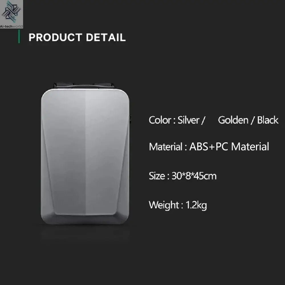 New Business Backpack Large Capacity Waterproof E-sports Laptop Bag Multi-functional Casual Travel PC Hard Shell Men's Backpack Ai-TechWorld 