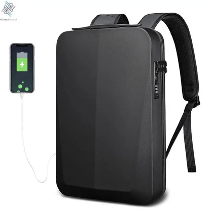 New Business Backpack Large Capacity Waterproof E-sports Laptop Bag Multi-functional Casual Travel PC Hard Shell Men's Backpack Ai-TechWorld 