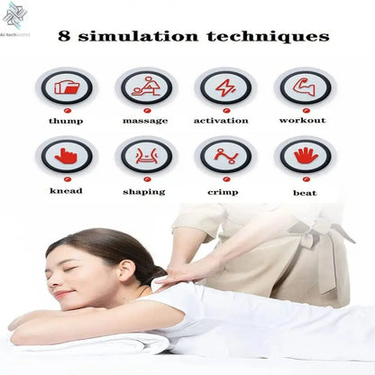 New Cervical Massage Device Mini Massager Micro Current Neck Portable Shoulder Massager to Relieve Fatigue - Ai - TechWorld