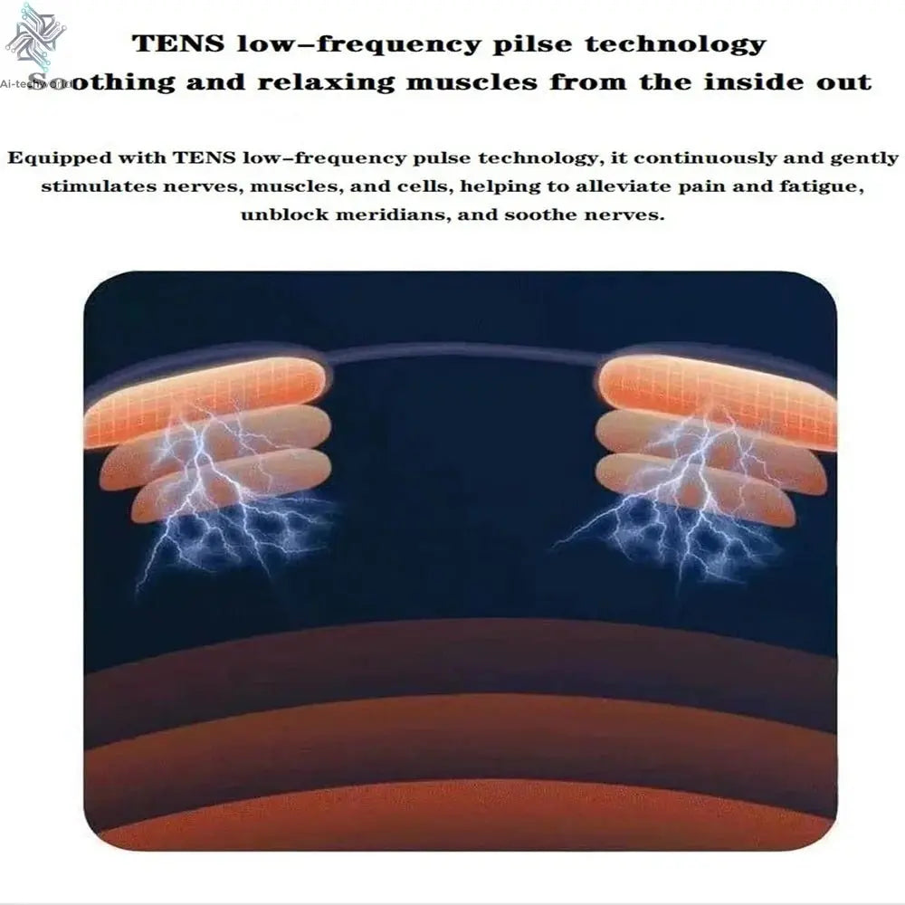 New Cervical Massage Device Mini Massager Micro Current Neck Portable Shoulder Massager to Relieve Fatigue - Ai - TechWorld