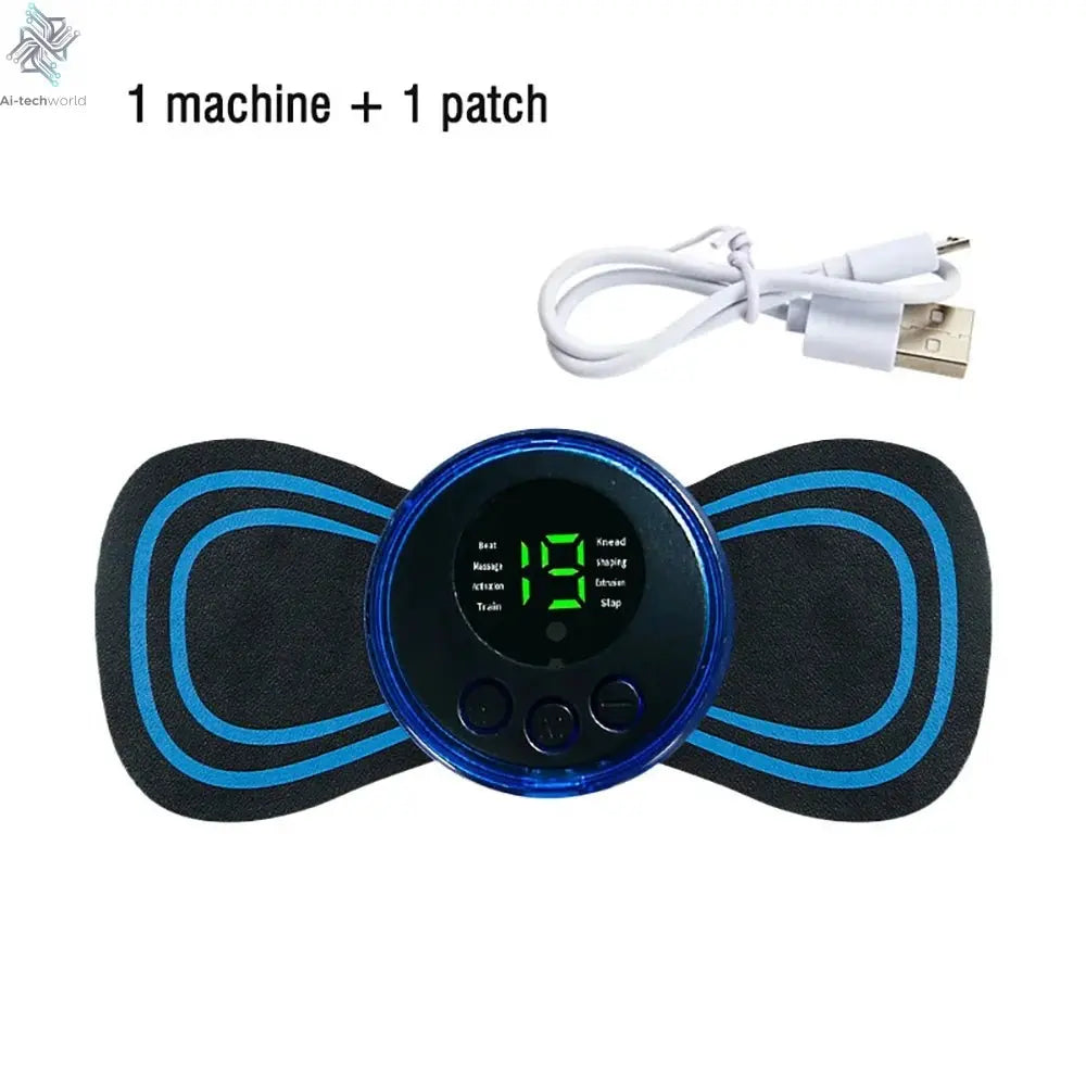 New Cervical Massage Device Mini Massager Micro Current Neck Portable Shoulder Massager to Relieve Fatigue - Ai - TechWorld