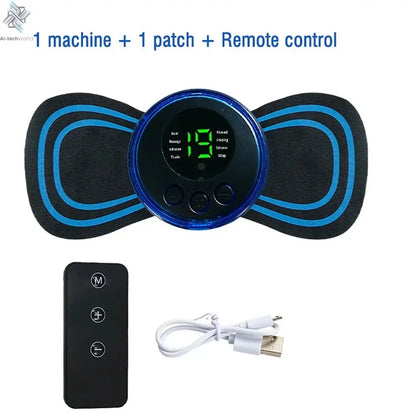 New Cervical Massage Device Mini Massager Micro Current Neck Portable Shoulder Massager to Relieve Fatigue - Ai - TechWorld