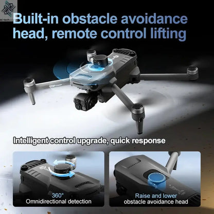 New D12 GPS Drone 3-Axis Gimbal With Touch Screen Profesional 8K HD Camera FPV Obstacle Avoidance Brushless Dron Toy for adult ﻿ Ai-TechWorld 
