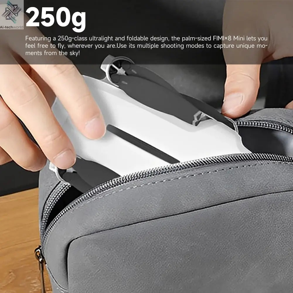 New Drone Fimi X8 Mini V2 Professional With 4K Camera EIS WIFI Uav 37min Endurance  9km RC Dron Quadcopter 3-axis Gimbal Toys Ai-TechWorld 