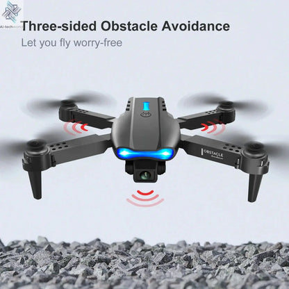 New E99Pro RC Drone 4K Professinal With 1080P Wide Angle HD Camera Foldable Helicopter WIFI FPV Height Hold Gift Toy Ai-TechWorld 