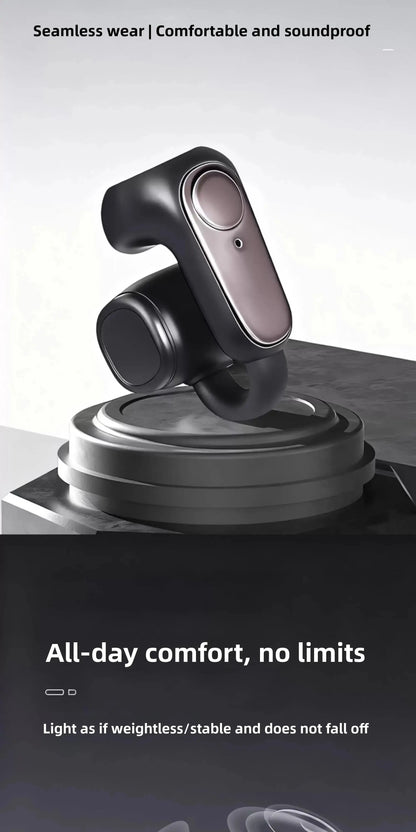 New G6 Clip-on Bluetooth 5.4 Wireless Single Earphone Sports Waterproof TWS Earbuds with Microphone Stereo Sound - Ai-TechWorld