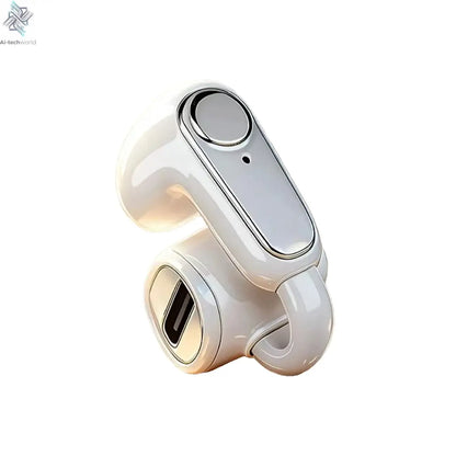 New G6 Clip-on Bluetooth 5.4 Wireless Single Earphone Sports Waterproof TWS Earbuds with Microphone Stereo Sound - Ai-TechWorld